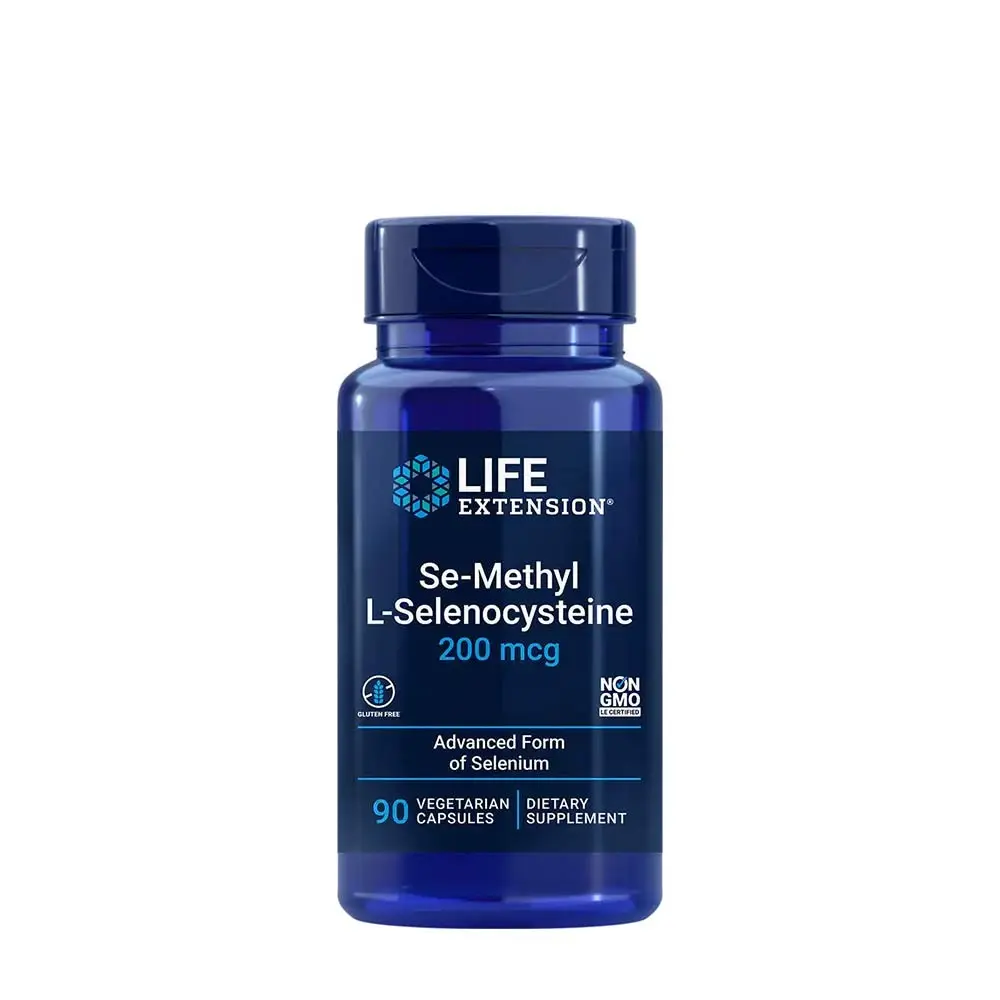 Life Extension Se-Methyl L-Selenocysteine 200 mcg 90 kapslar förpackning