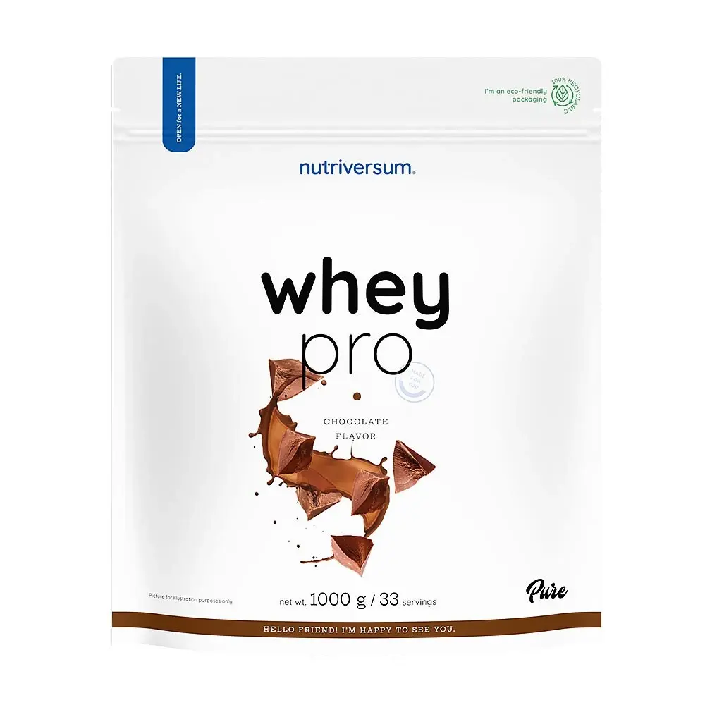 Nutriversum Whey PRO PURE Choklad 1000 g burk