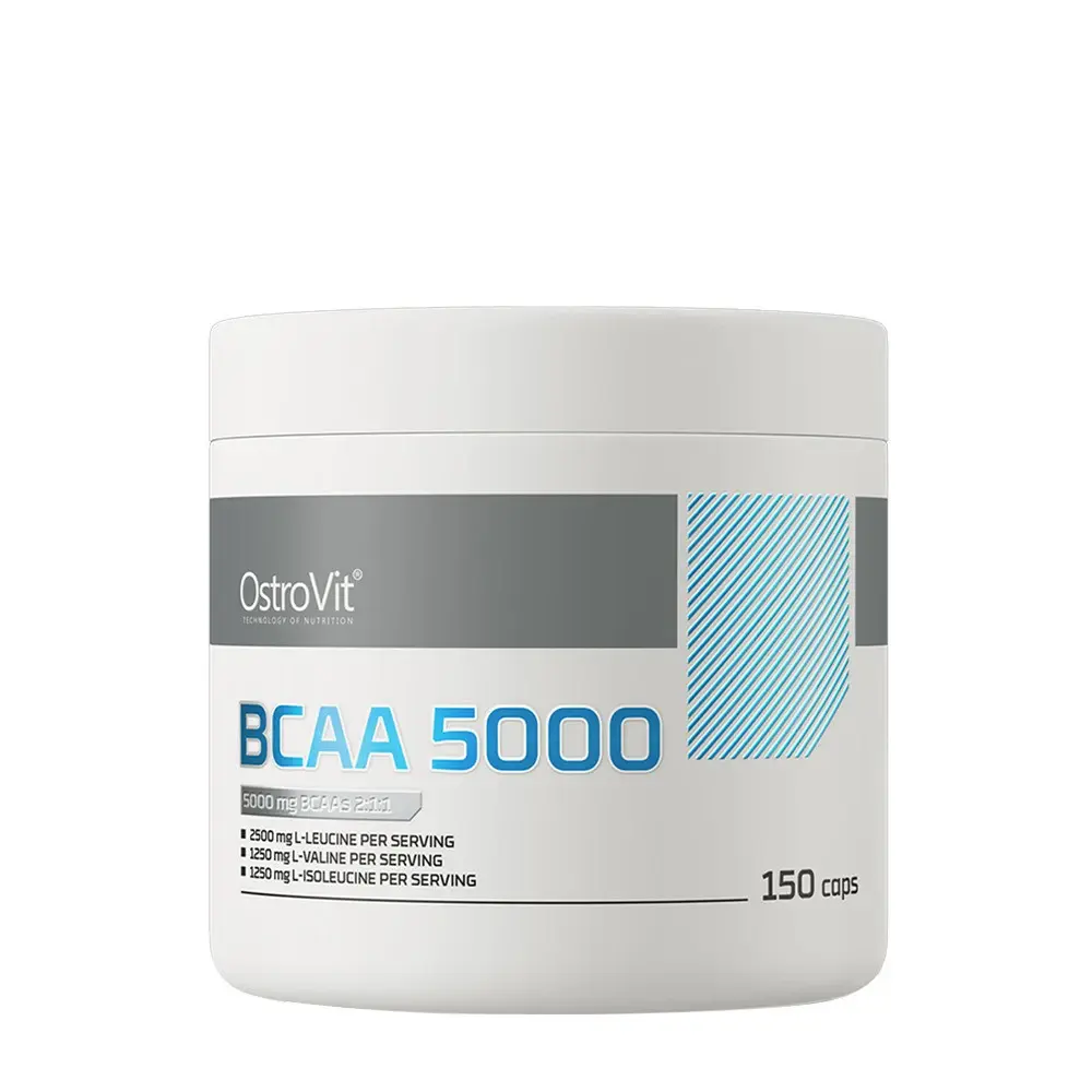 OstroVit BCAA 5000 mg 150 kapslar burk
