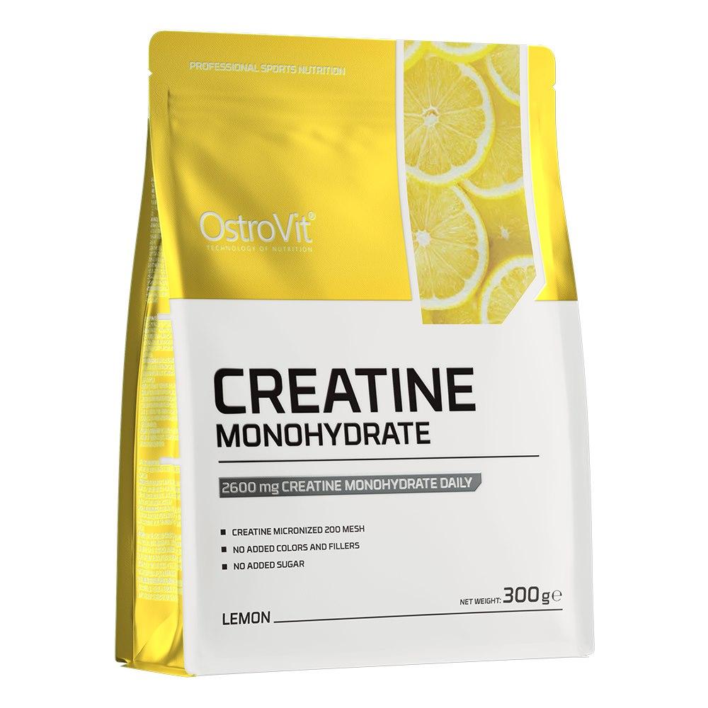 OstroVit Kreatinmonohydrat 300 g med citronsmak i burk