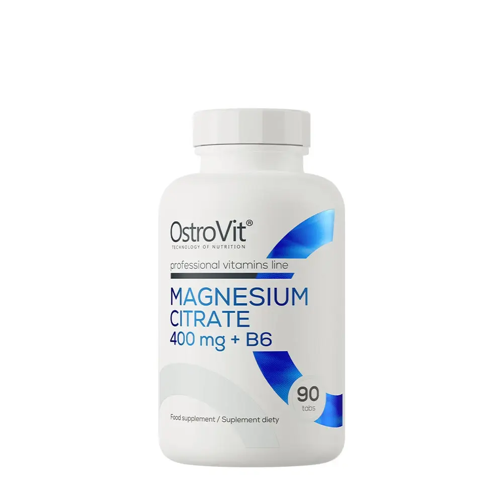 OstroVit Magnesiumcitrat 400 mg med vitamin B6 förpackning