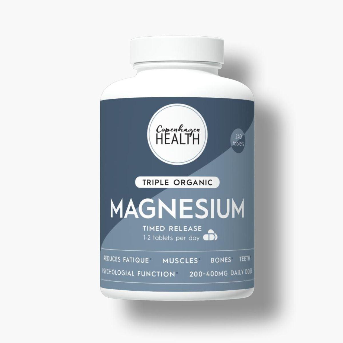 Copenhagen Health Tripple Organic Magnesium burk framsida