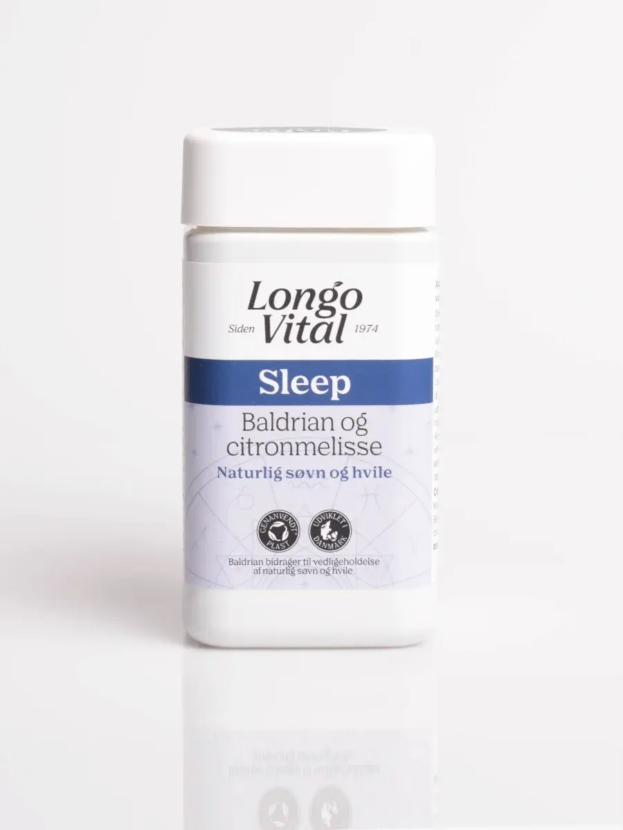 Longo Vital Sleep sömntillskott förpackning från Nattelyst