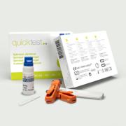 Järnbristtest snabbtest kassett från Quicktest förpackning