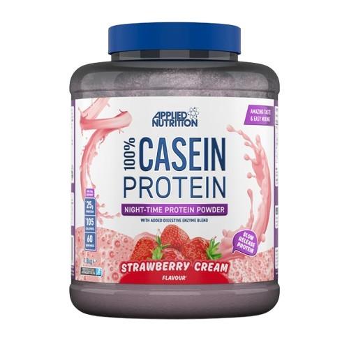 Applied Nutrition 100% Kaseinprotein Jordgubbssmak 1800g stor påse