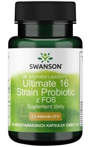 Swanson Dr. Stephen Langers Ultimata Probiotika 16 stammar vegkapslar
