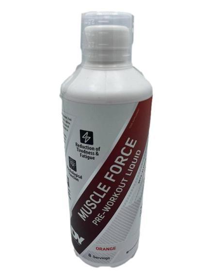 Dorian Yates Muskelkraft Pre-Workout Apelsin 500 ml flaska