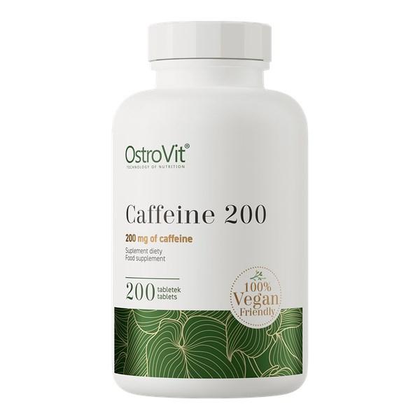 OstroVit Koffein 200 mg 200 tabletter förpackning