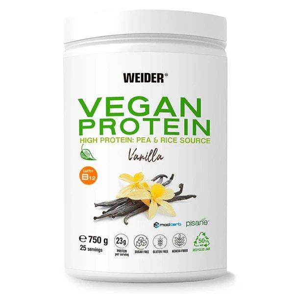 Weider Veganskt Protein Vanilj 750 g burk