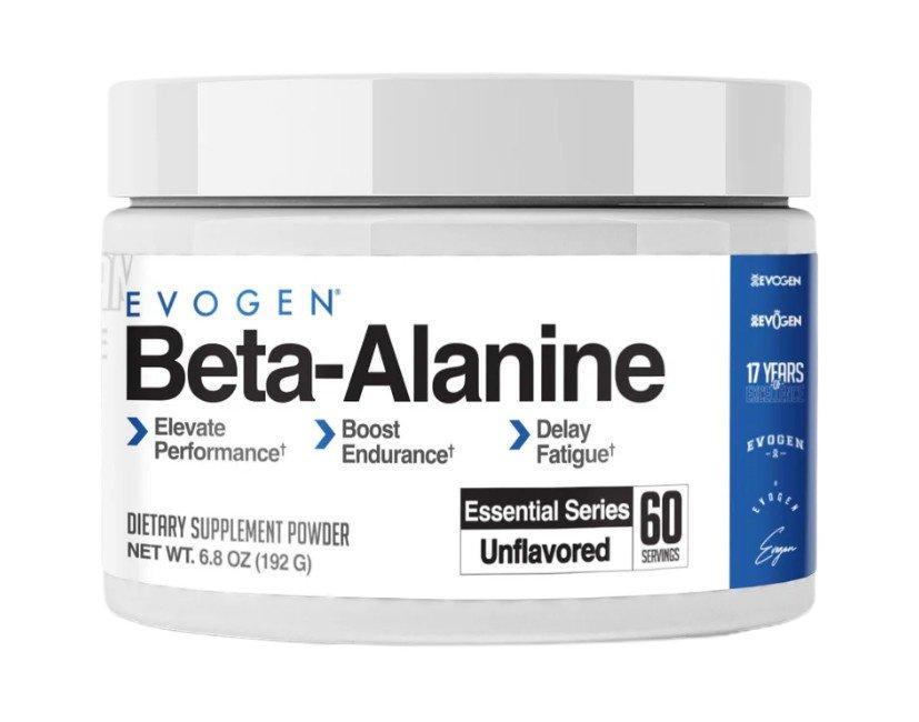 Evogen Beta-Alanine pulver 192 gram, gul förpackning
