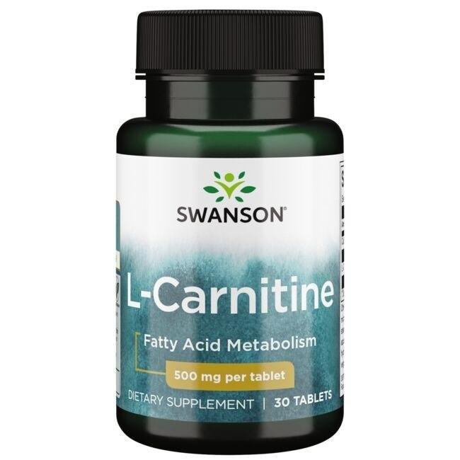 Swanson L-karnitin 500 mg tabletter burk vit