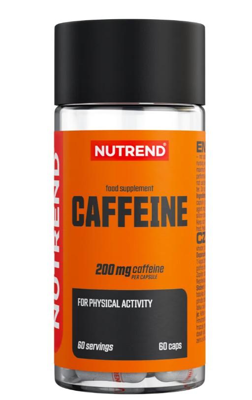 Nutrend Koffein 200 mg 60 kapslar förpackning